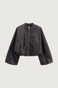 IMPERIAL - Blouson Bomber Court à Manches Larges Zippé