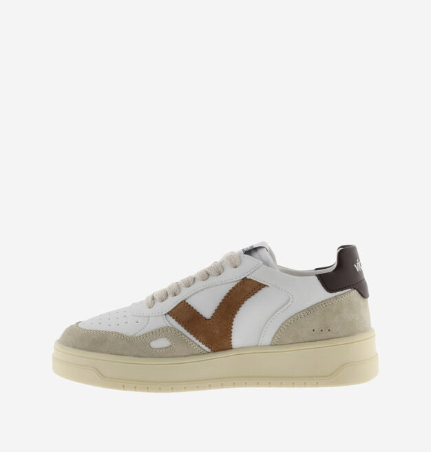 VICTORIA - Baskets Seul Effet Cuir Camel