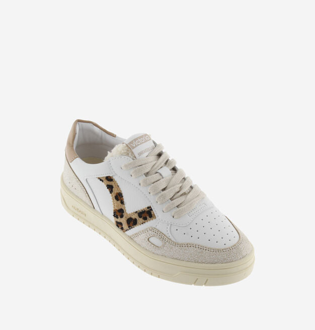 VICTORIA - Baskets Seul Effet Cuir Camel