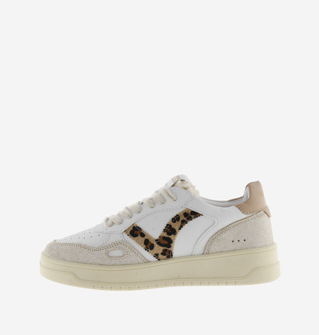 VICTORIA - Baskets Seul Effet Cuir Camel