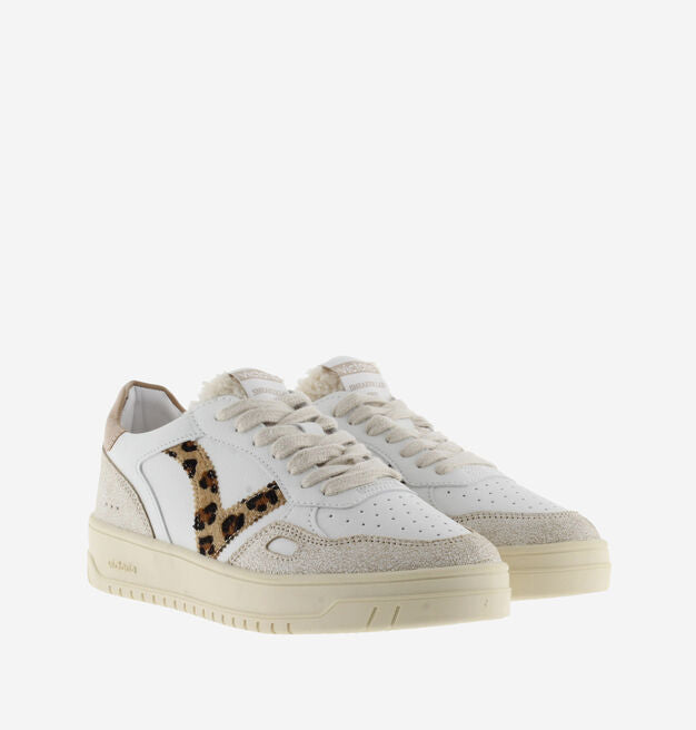 VICTORIA - Baskets Seul Effet Cuir Camel