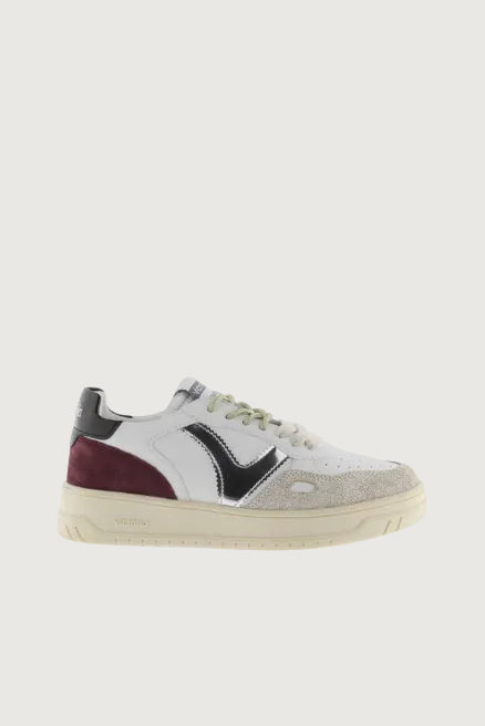VICTORIA - Baskets Seul Effet Cuir Burdeos