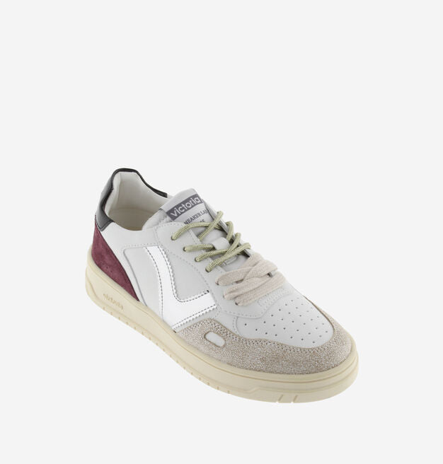 VICTORIA - Baskets Seul Effet Cuir Burdeos