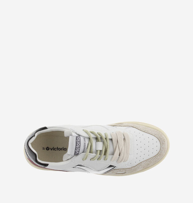 VICTORIA - Baskets Seul Effet Cuir Burdeos