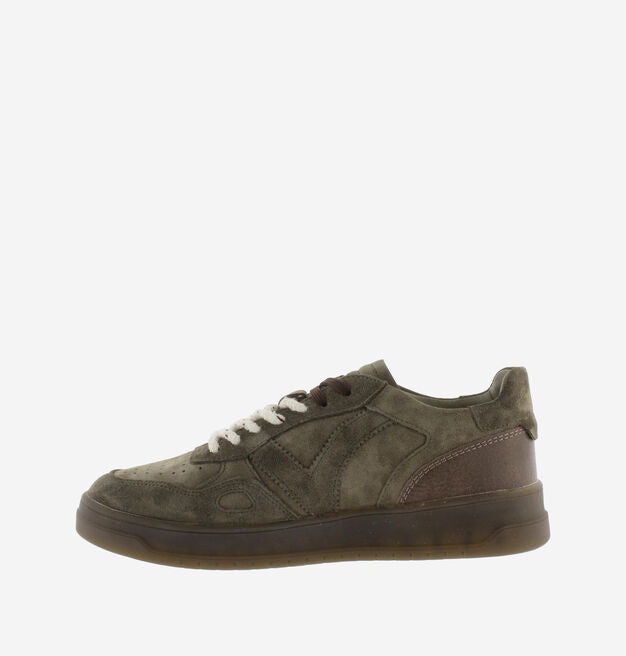 VICTORIA - Baskets Seul Daim Kaki