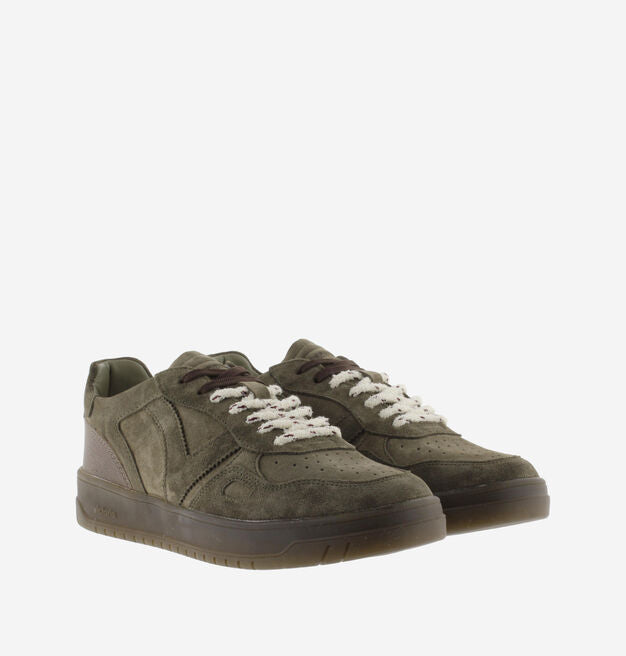 VICTORIA - Baskets Seul Daim Kaki