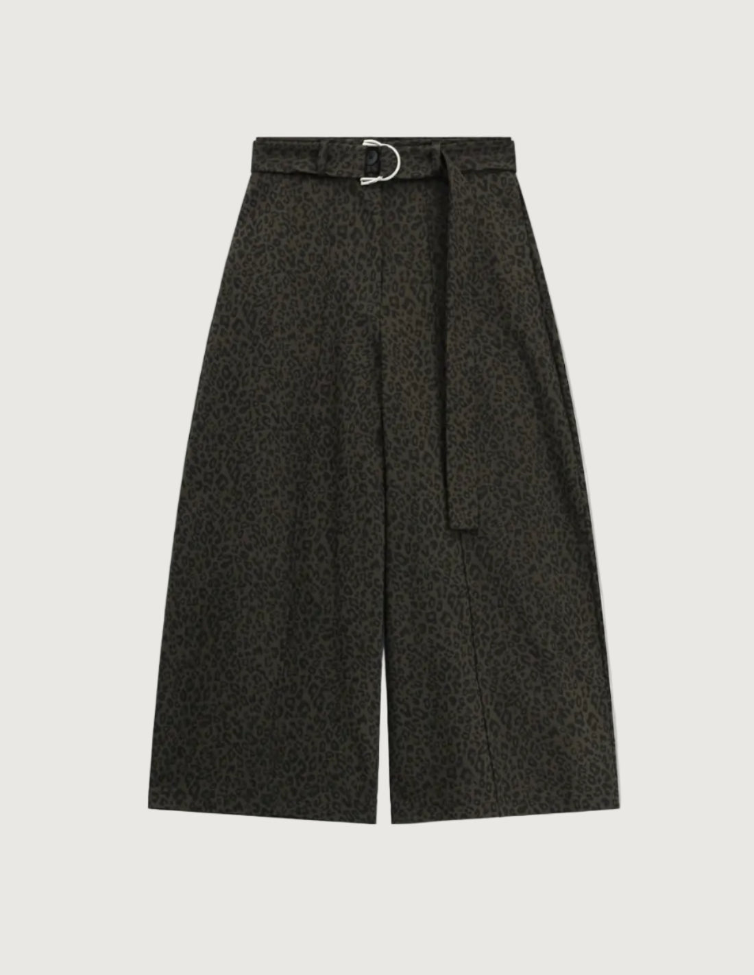IMPERIAL - Pantalon Palazzo Imprimé Animal Taille Haute Ceinture