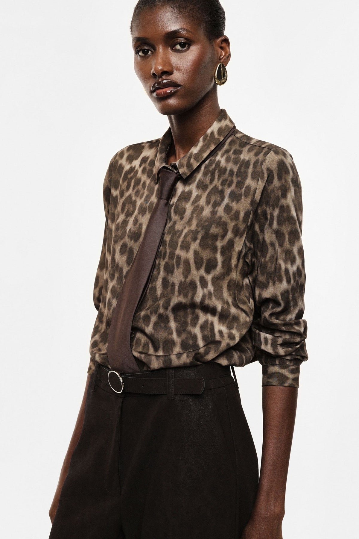 IMPERIAL - Chemise Manches Longues Imprimé Panthère
