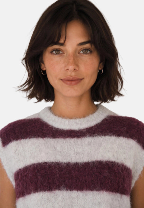 AMERICAN VINTAGE - Pull Niby Canneberge Chine