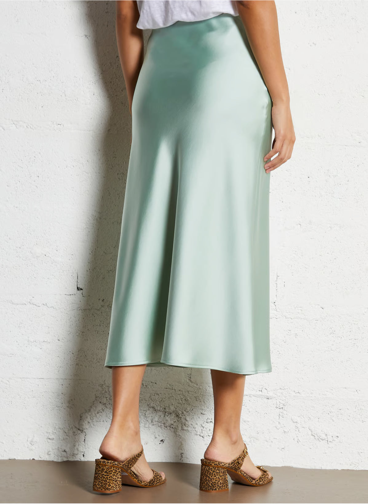 IMPERIAL - Jupe Longue Evasée Unie Taille Haute