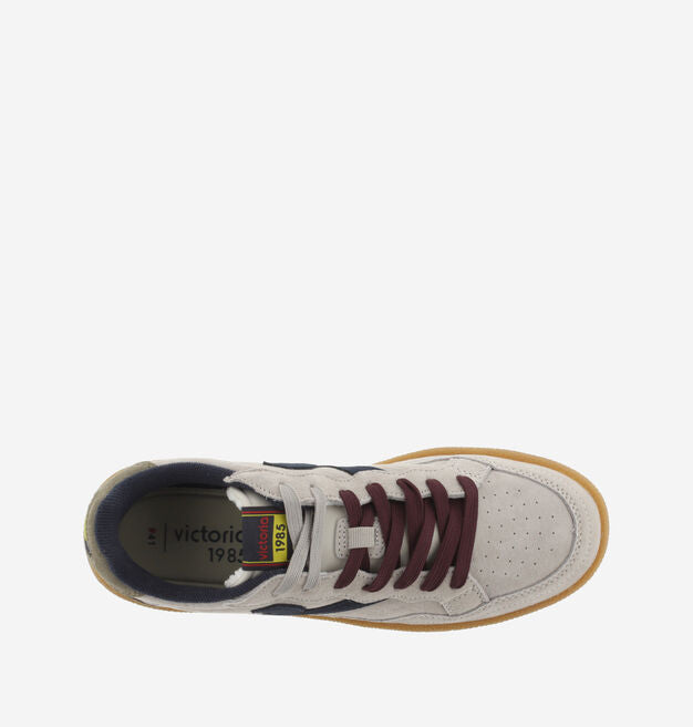 VICTORIA - Baskets Smash Suede Taupe