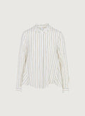 IMPERIAL – Chemise Evasée Col Classique Rayée Panna Moro