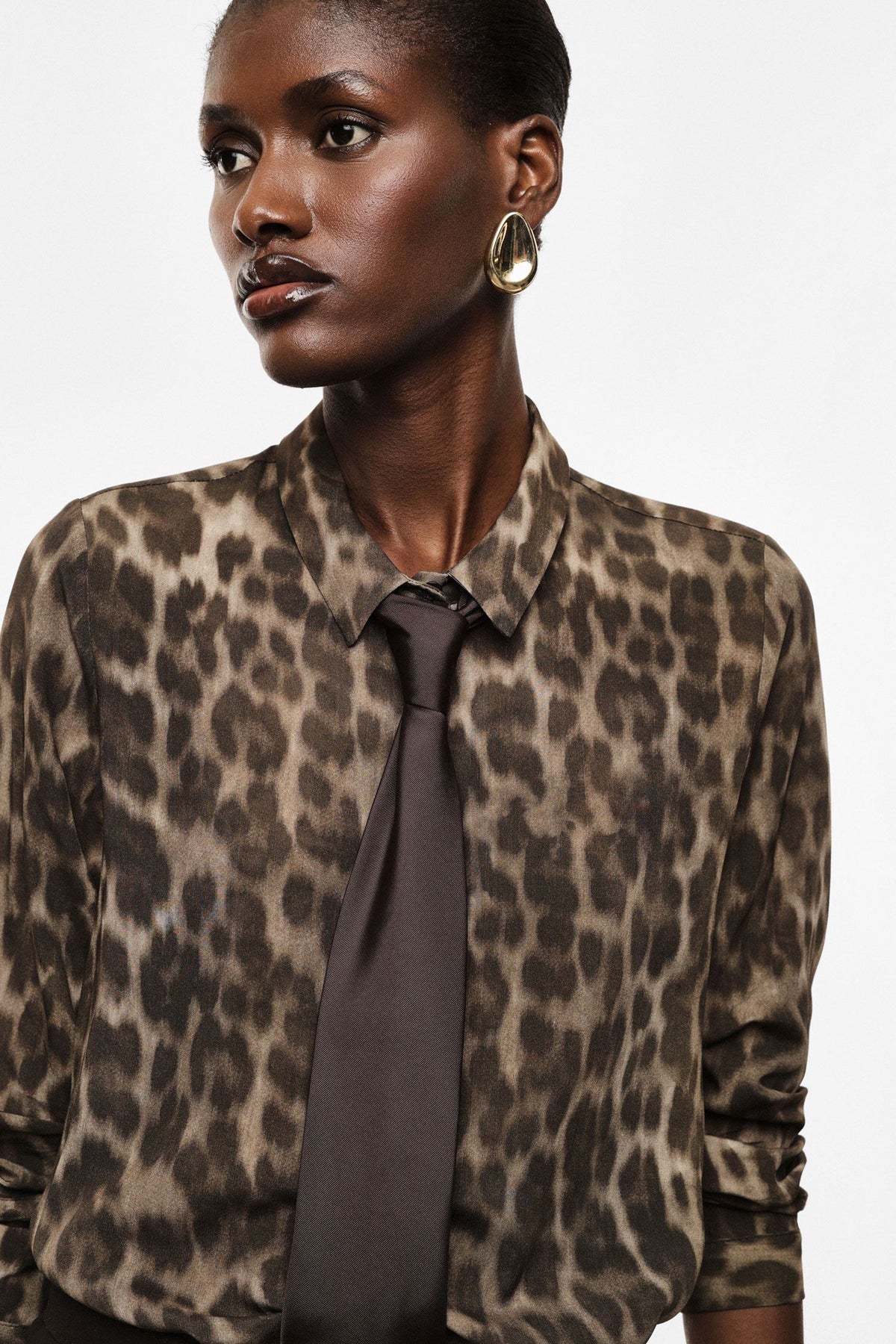 IMPERIAL - Chemise Manches Longues Imprimé Panthère
