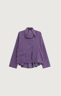 IMPERIAL - Chemise Oversize Col Lavalliere Popeline rayée