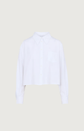 IMPERIAL - Chemise courte à poche poitrine blanche