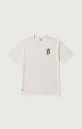 KULTE - T-Shirt Lait Cru Off White Chiné