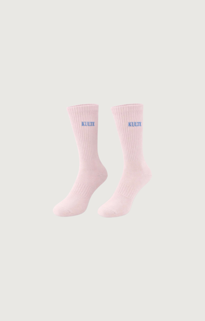KULTE - Chaussettes Flat Rose