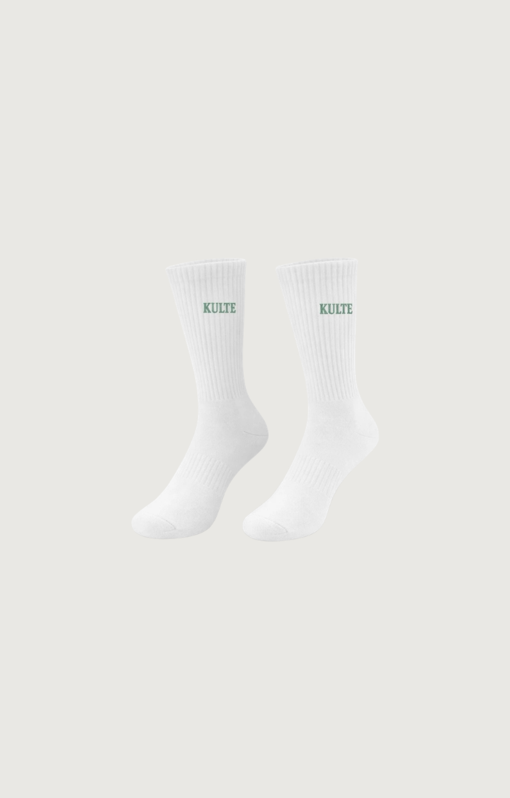 KULTE - Chaussettes Flat White