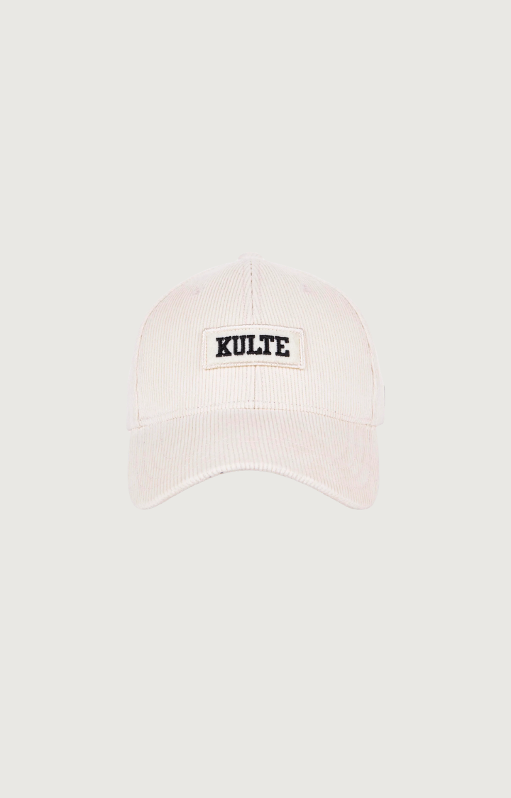 KULTE - Casquette Velours OFF WHITE