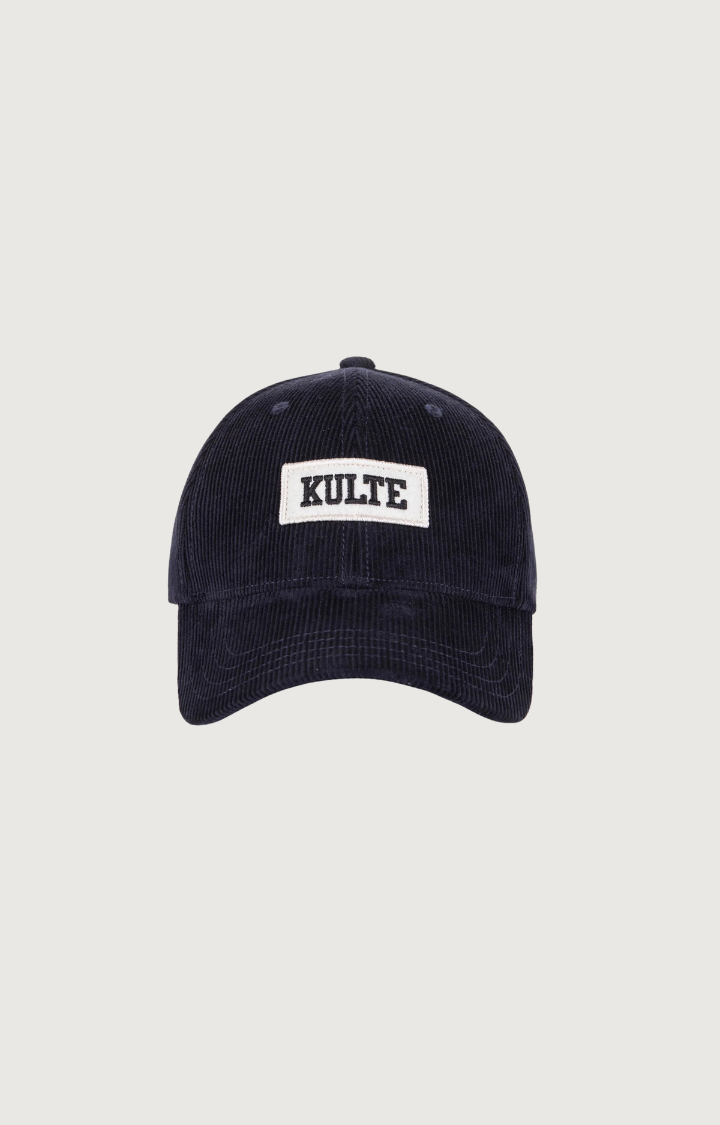KULTE - Casquette velours Bleu Marine