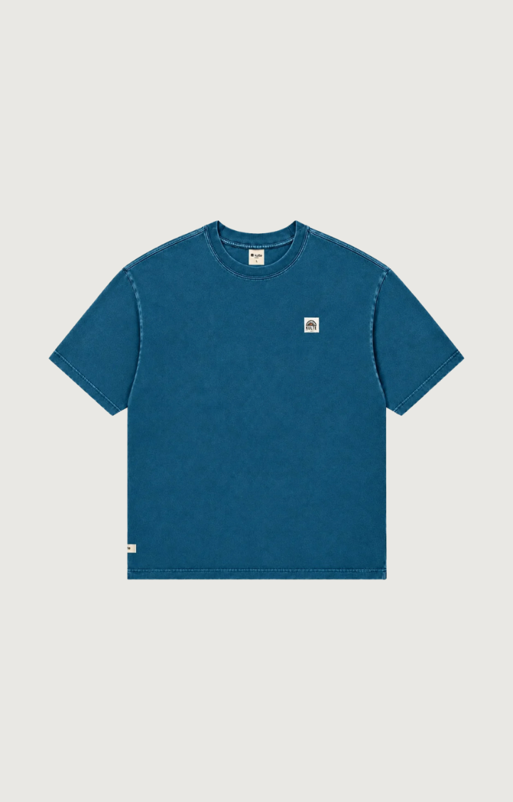 KULTE - T-Shirt Oversize Picto Vert D'eau