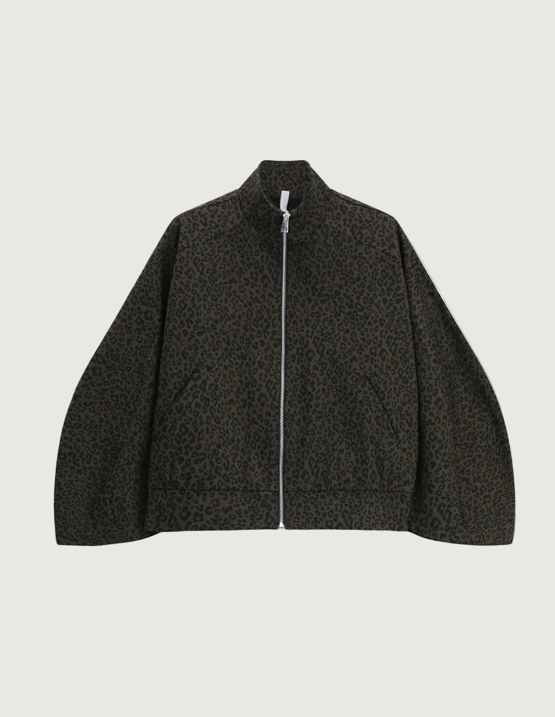 IMPERIAL - Bomber Manches Larges Imprimé Animal Zippé