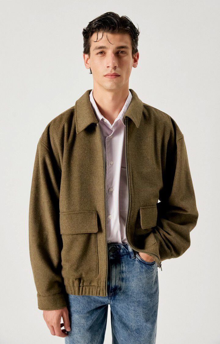 AMERICAN VINTAGE – Veste Homme Dodiloo Laurier Chiné
