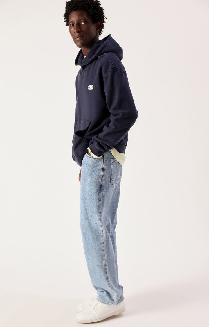 AMERICAN VINTAGE – Sweat à Capuche Homme Plizzy Navy Vintage