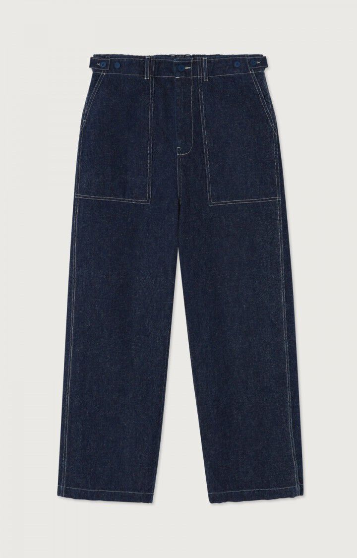 AMERICAN VINTAGE – Jean Droit Homme Nafow Blue Brushed