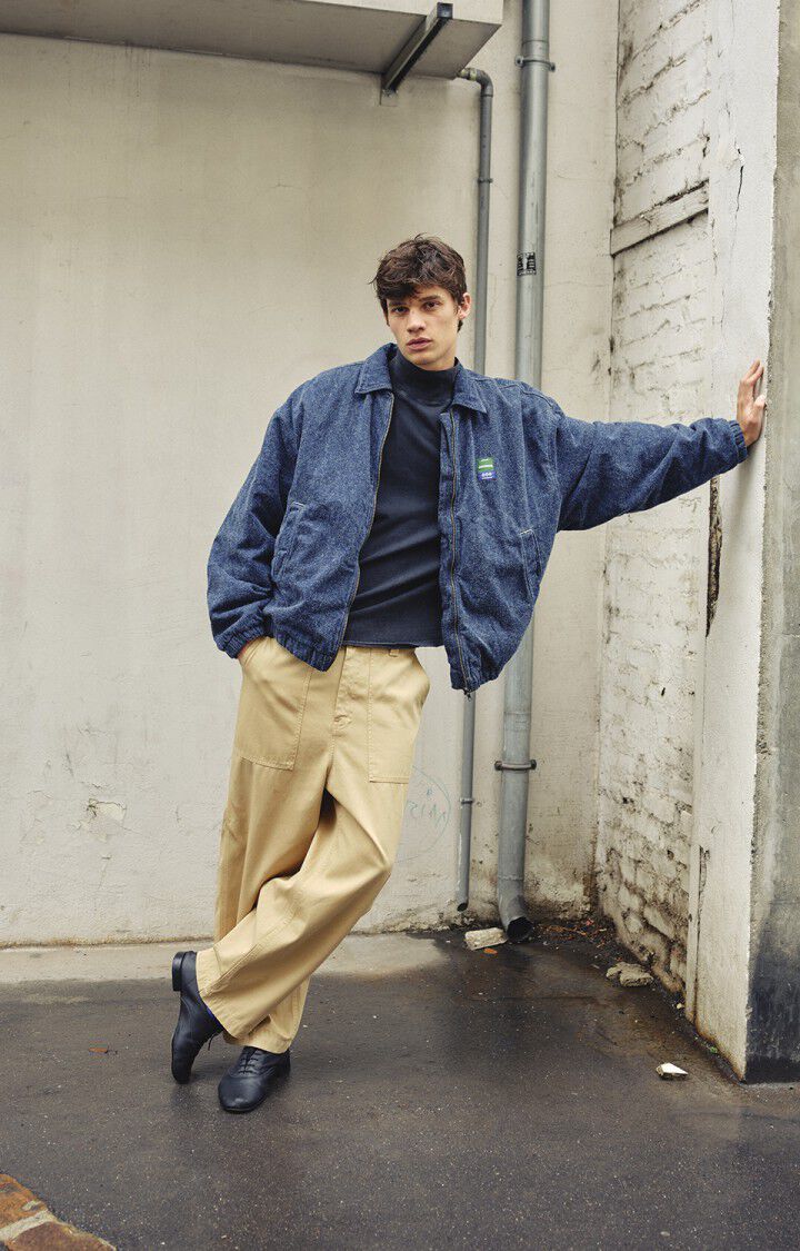 AMERICAN VINTAGE – Bombers Homme Nafow Blue Brushed