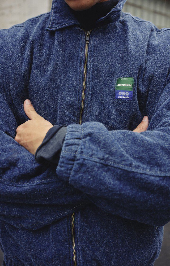 AMERICAN VINTAGE – Bombers Homme Nafow Blue Brushed