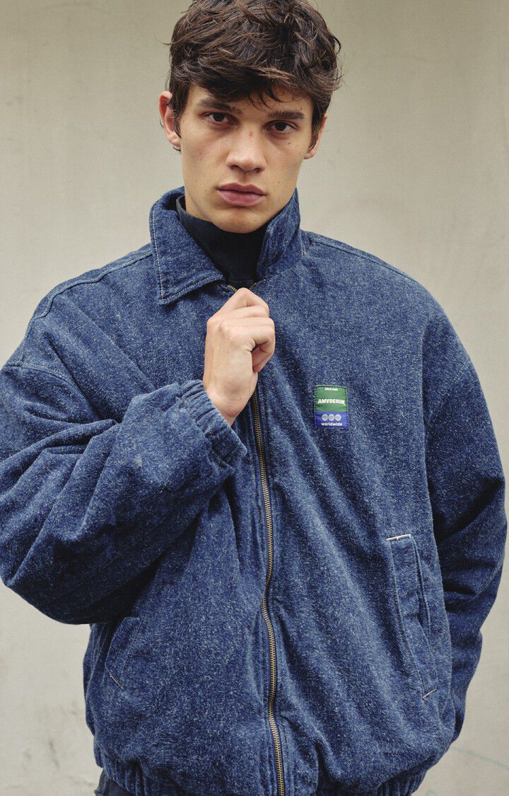 AMERICAN VINTAGE – Bombers Homme Nafow Blue Brushed