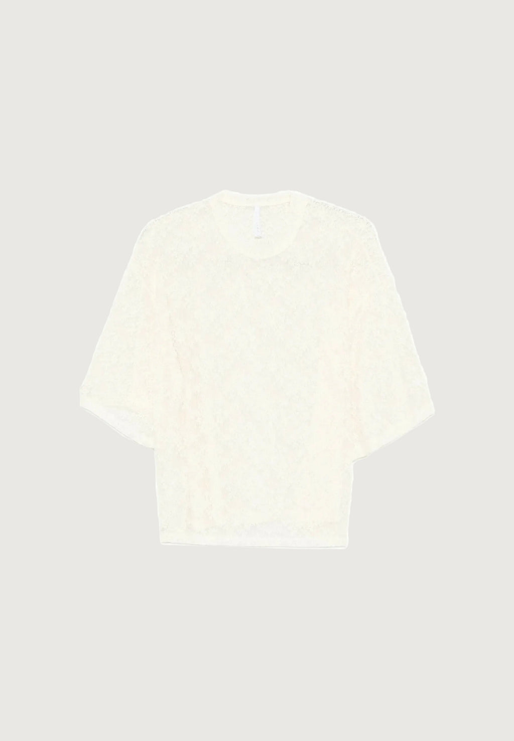 IMPERIAL – Tee-Shirt Col Rond en Dentelle