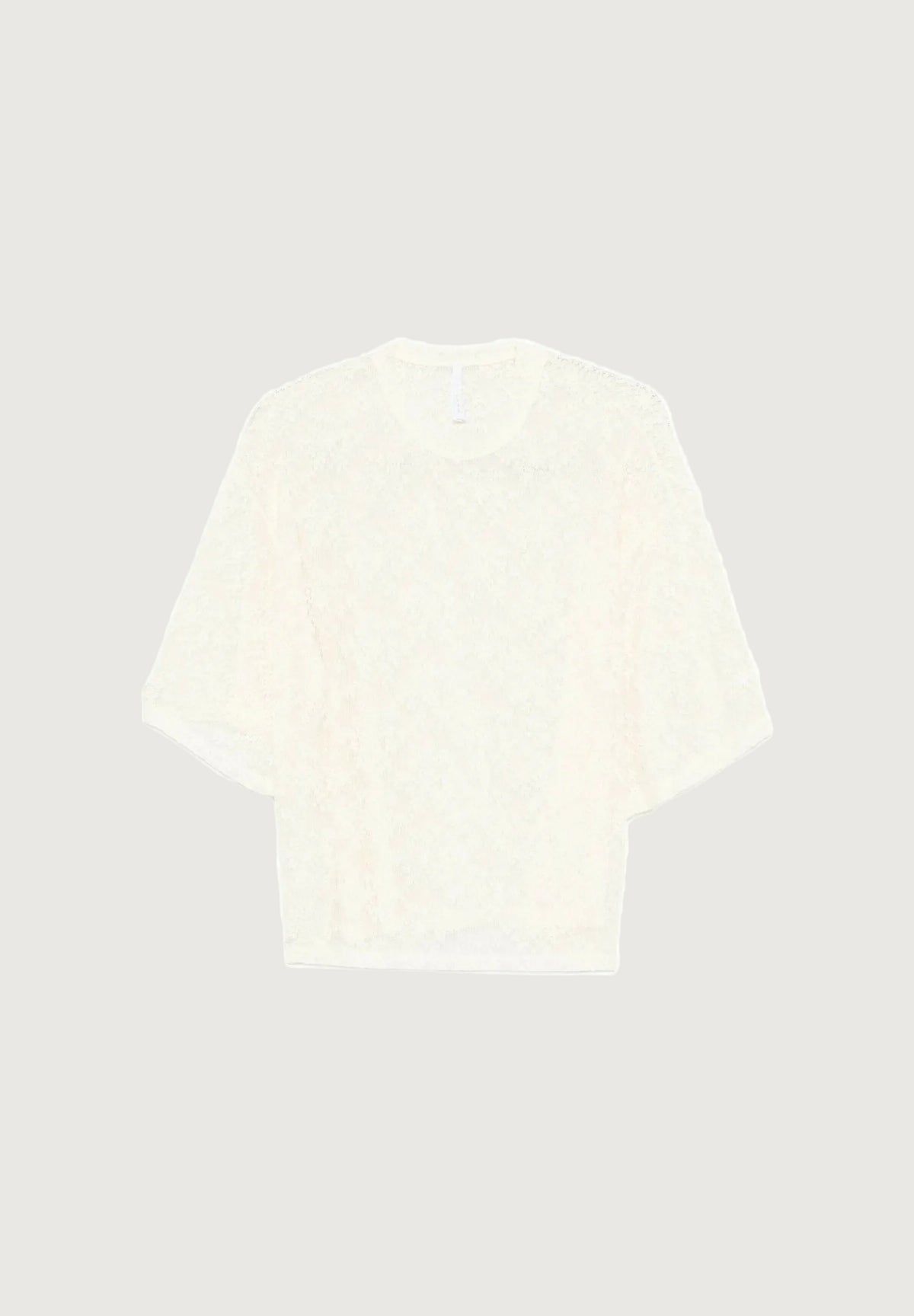 IMPERIAL – Tee-Shirt Col Rond en Dentelle
