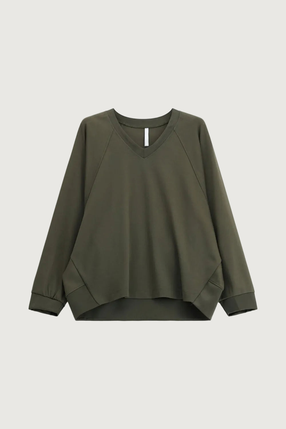 IMPERIAL - Sweat-Shirt sans Capuche en Manches Longues et Col en V
