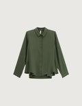 IMPERIAL – Chemise Droite Forme Trapèze à Ourlet Asymétrique