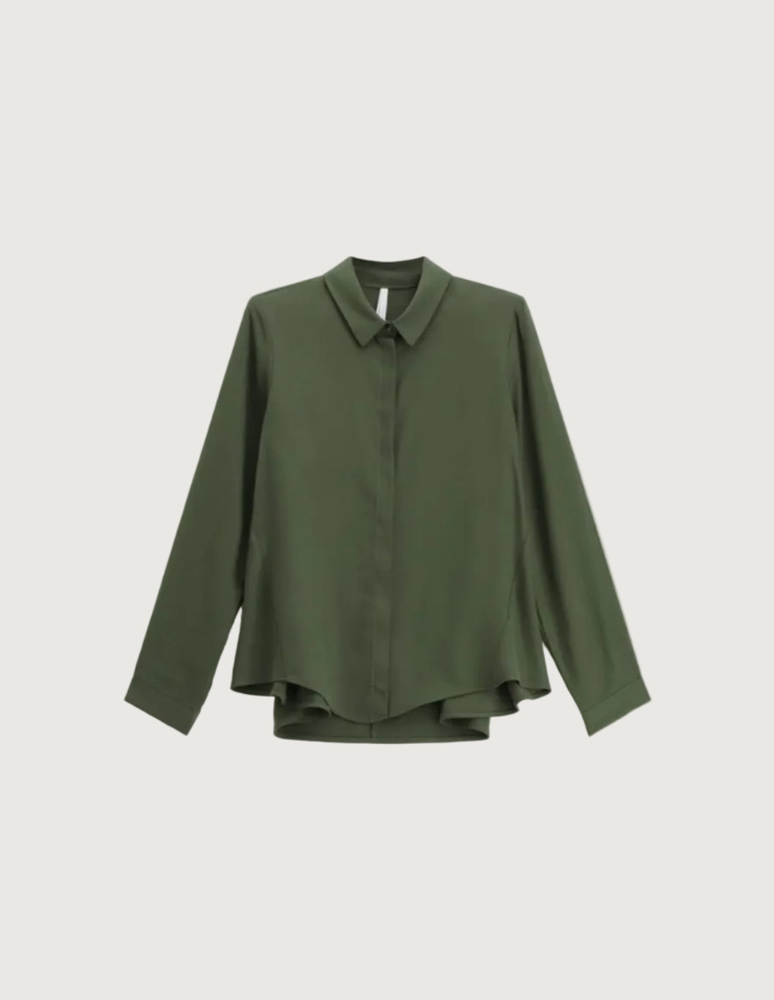 IMPERIAL – Chemise Droite Forme Trapèze à Ourlet Asymétrique