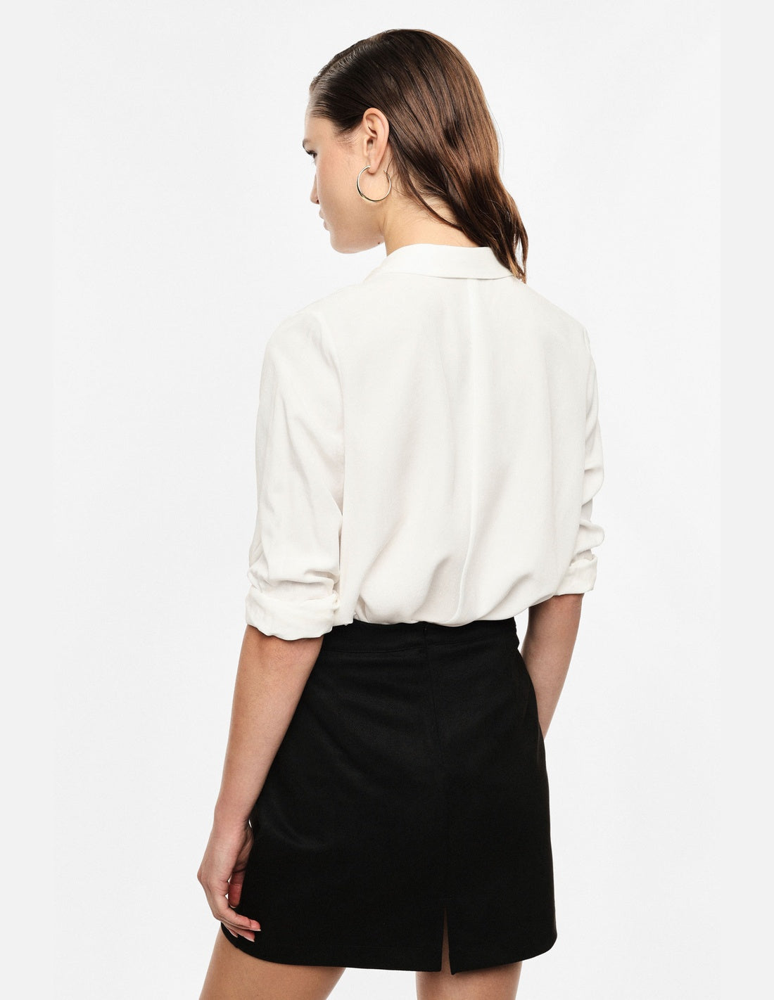 IMPERIAL – Chemise Droite Forme Trapèze à Ourlet Asymétrique
