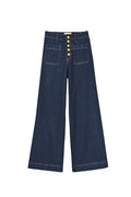LA PETITE ÉTOILE – Jean Femme Atlanta Large 7/8ème Taille Haute