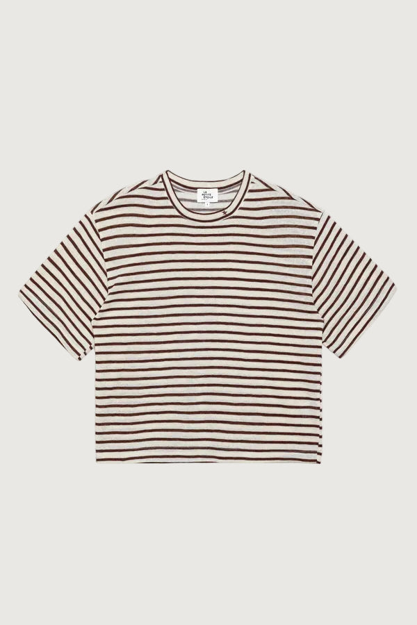 LA PETITE ÉTOILE – T-Shirt Femme Tais Marinière Oversize