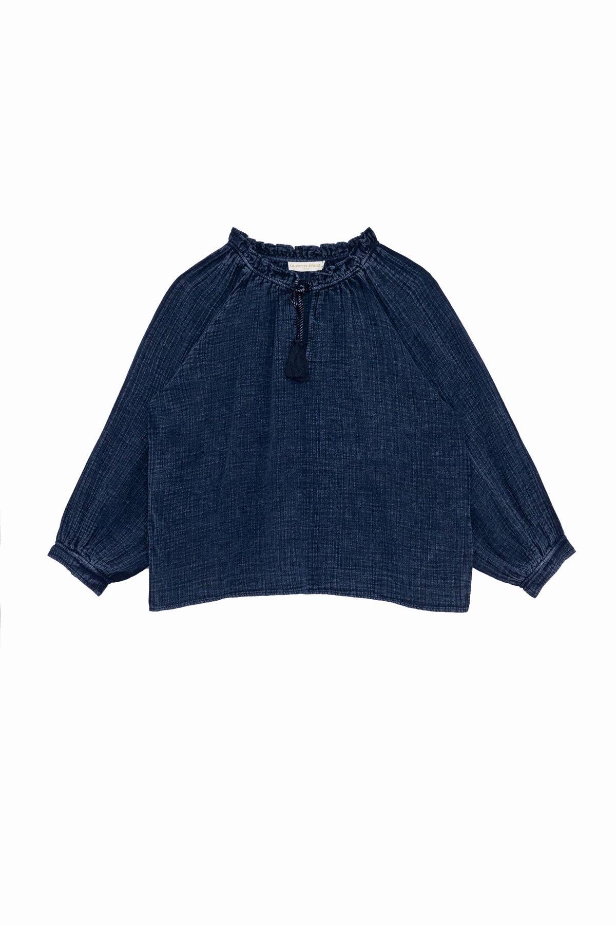 LA PETITE ÉTOILE – Blouse Femme Briska à Col Volanté