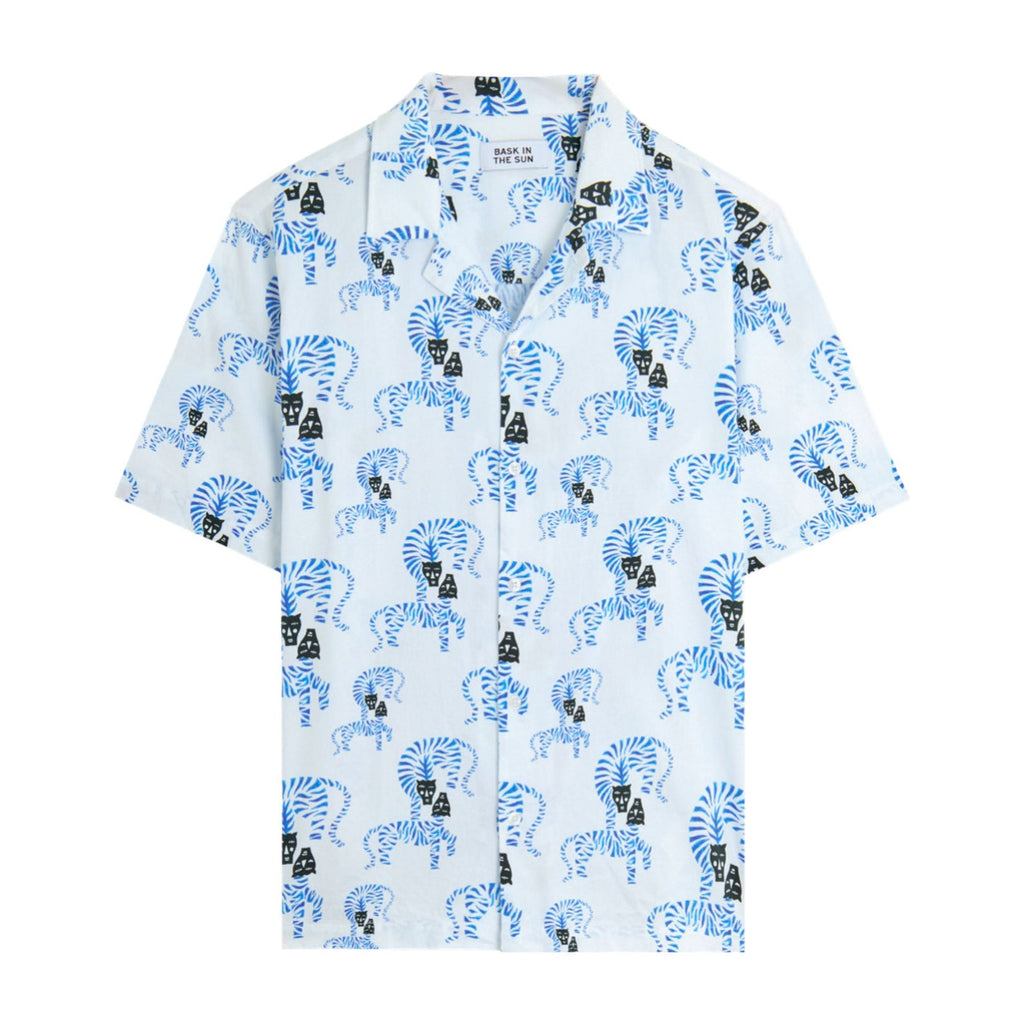 BASK IN THE SUN - Chemise Tiger White