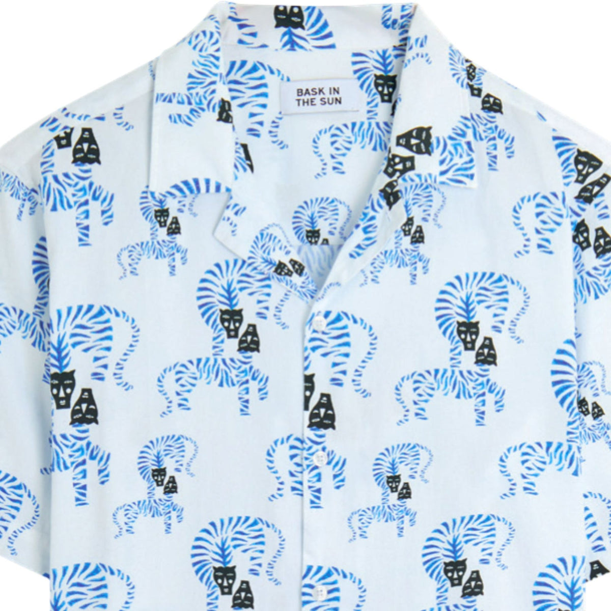 BASK IN THE SUN - Chemise Tiger White
