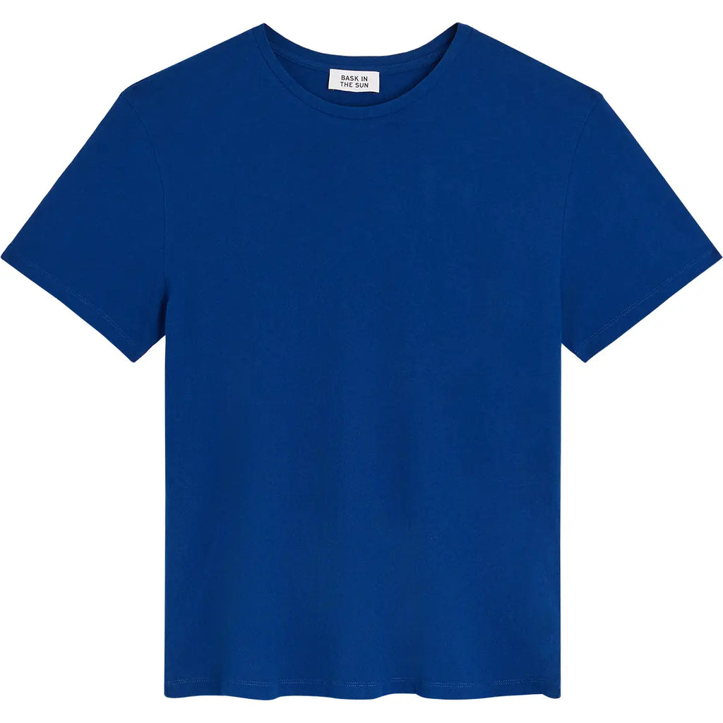 BASK IN THE SUN - T-shirt Stephanos Cobalt