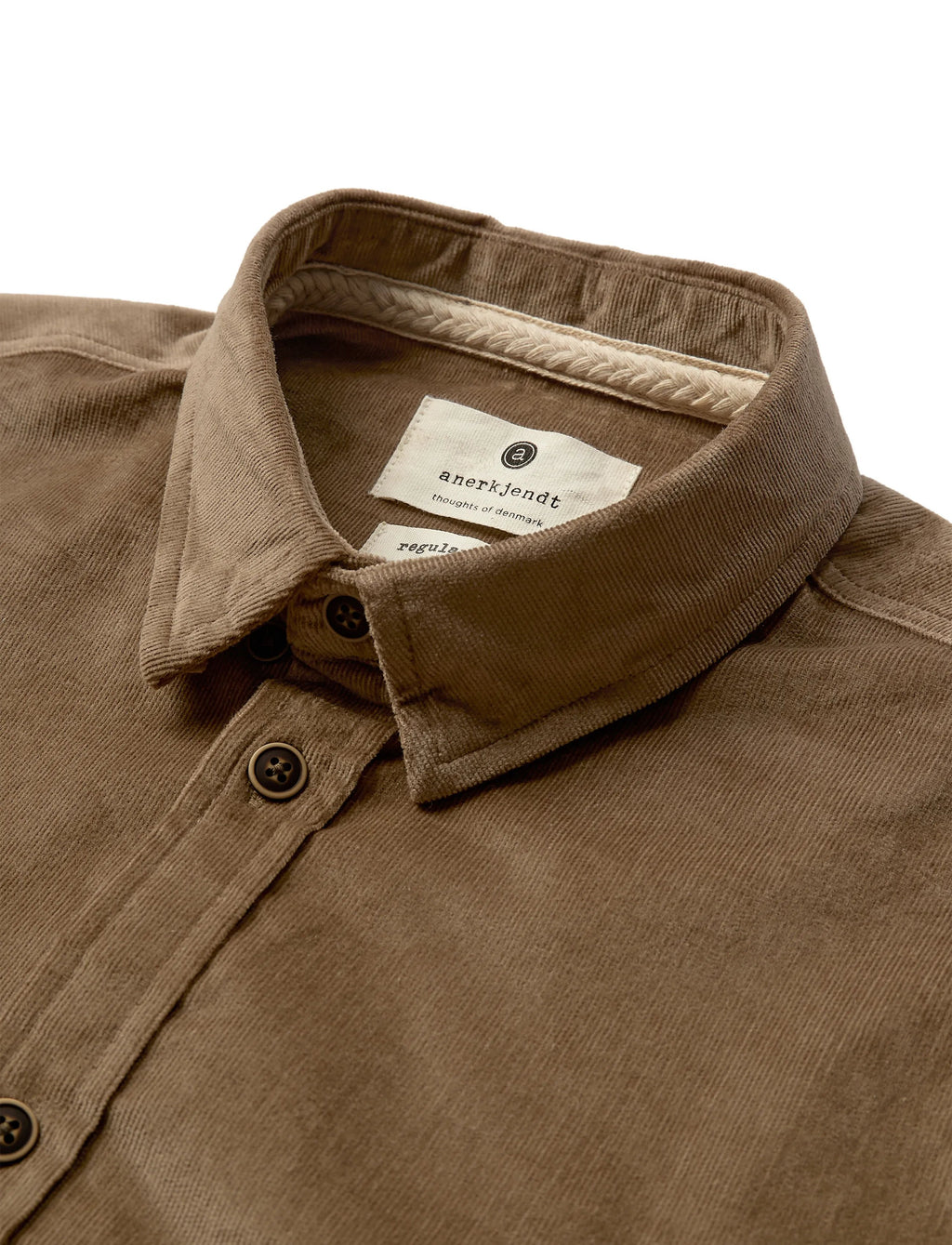 ANERKJENDT – Chemise en Velours Côtelé Akleif