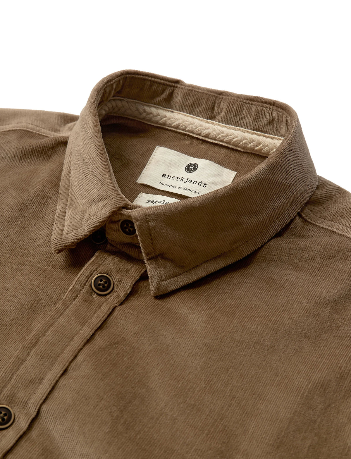 ANERKJENDT – Chemise en Velours Côtelé Akleif