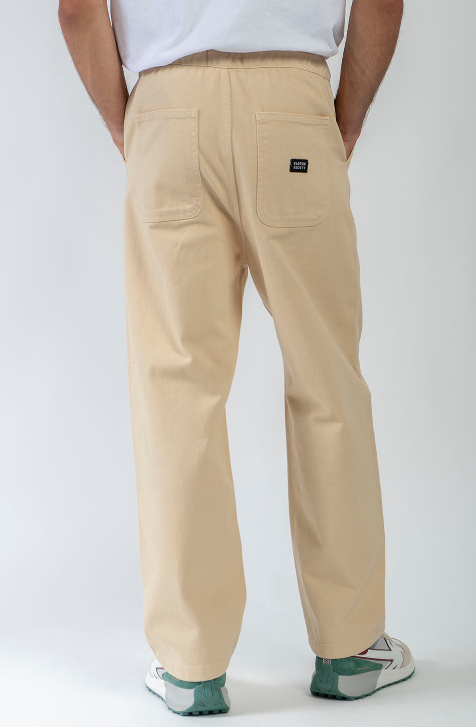 KAOTIKO – Pantalon Skate Belt Universe Camel en coton