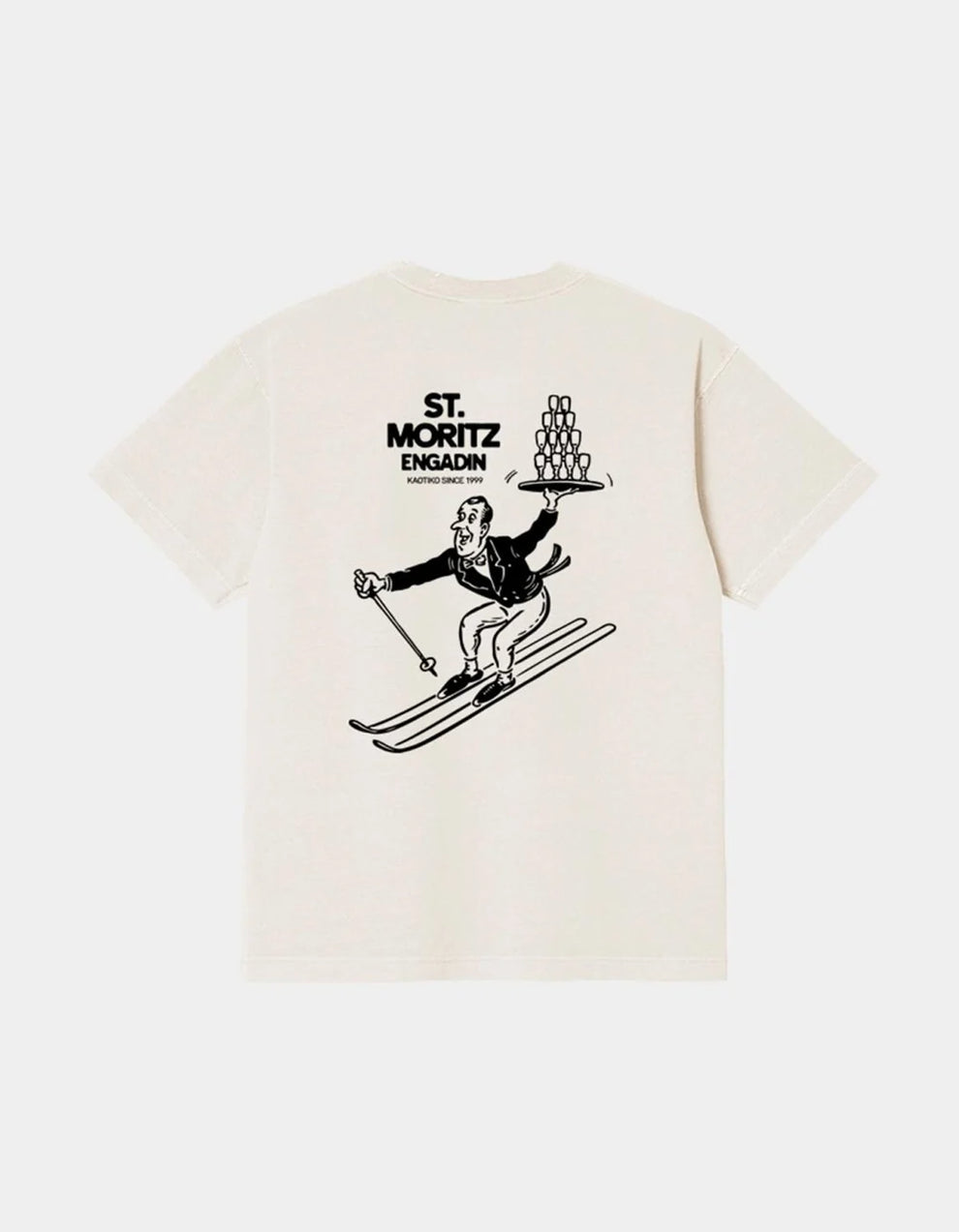 KAOTIKO – T-Shirt Regular Snow Waiter Ivory