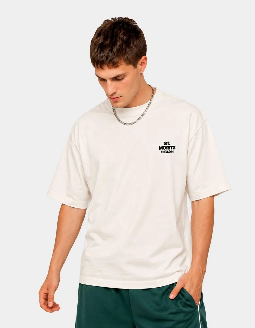 KAOTIKO – T-Shirt Regular Snow Waiter Ivory