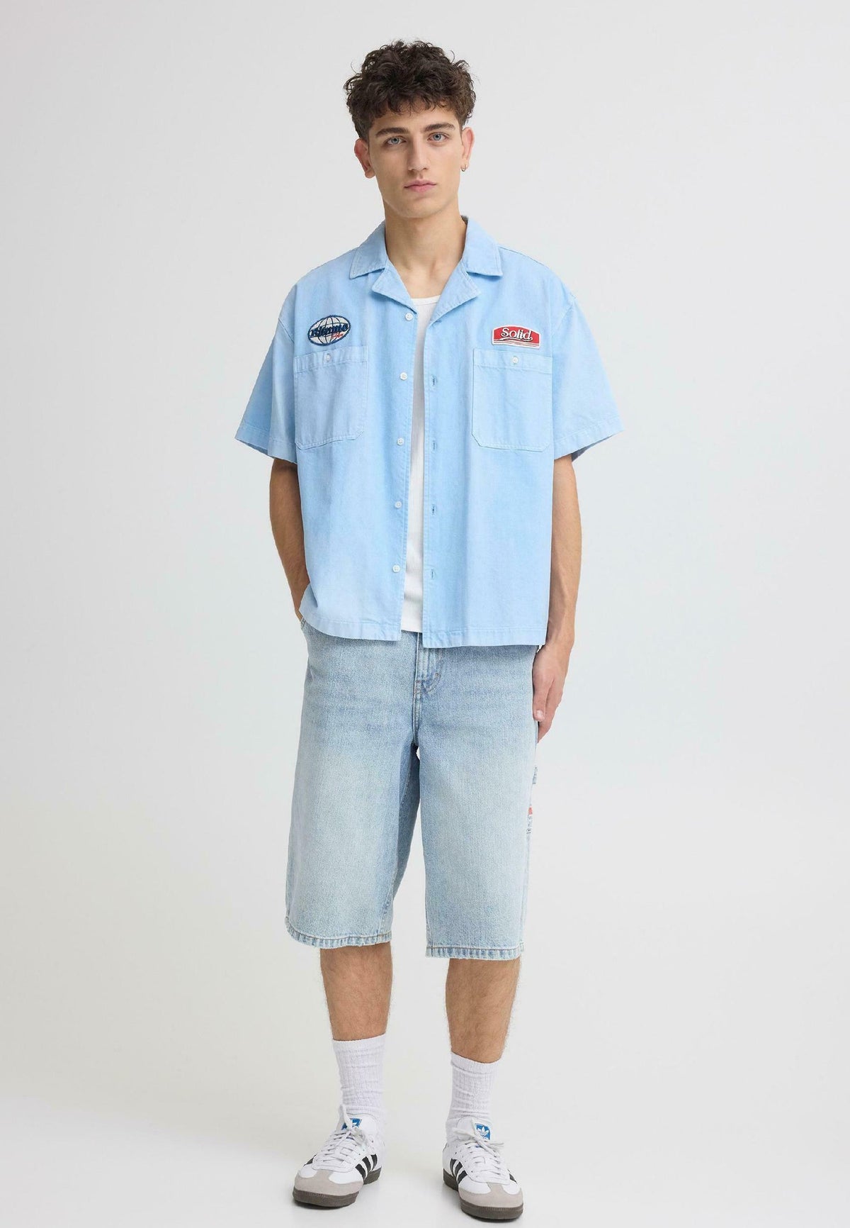 SOLID – Short en Jean SDTommy Blaise Loose